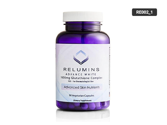 Relumins Advance White 1650mg Glutathione Complex with Hyaluronic Acid 90 Capsules in Sri Lanka
